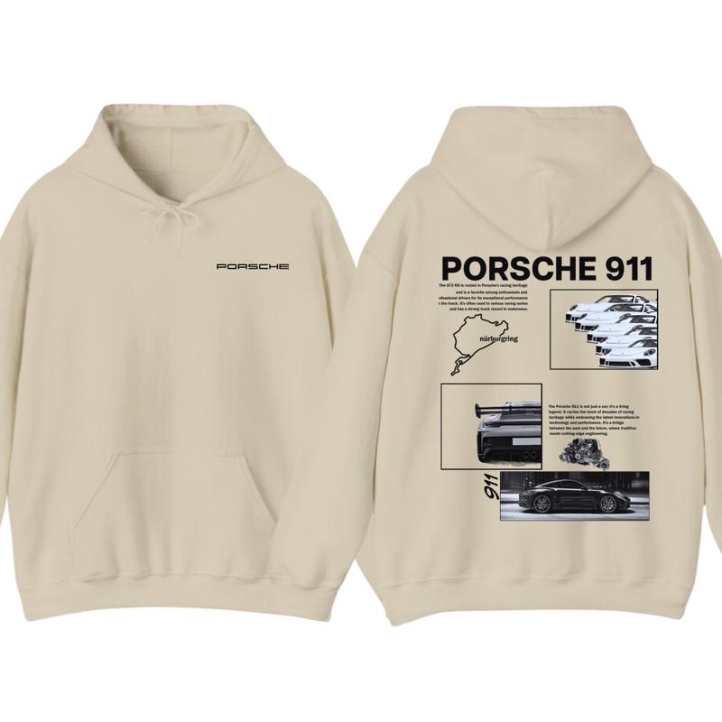 Porsche Heritage T-Shirt Hoodie Elevate Your Style with Comfort and Legendary Design Casual Cotton