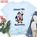 Pirate Pugwash Ahoy Me Hearties Unisex T-Shirt