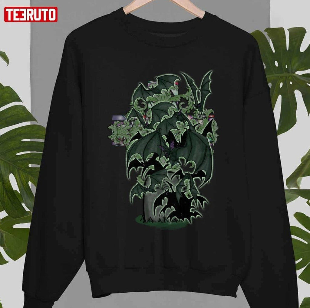 Bats Zombies Love Brains Halloween Unisex Sweatshirt