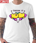 Sexy Cartoon Ass Twerk Here Funny Unisex T-Shirt