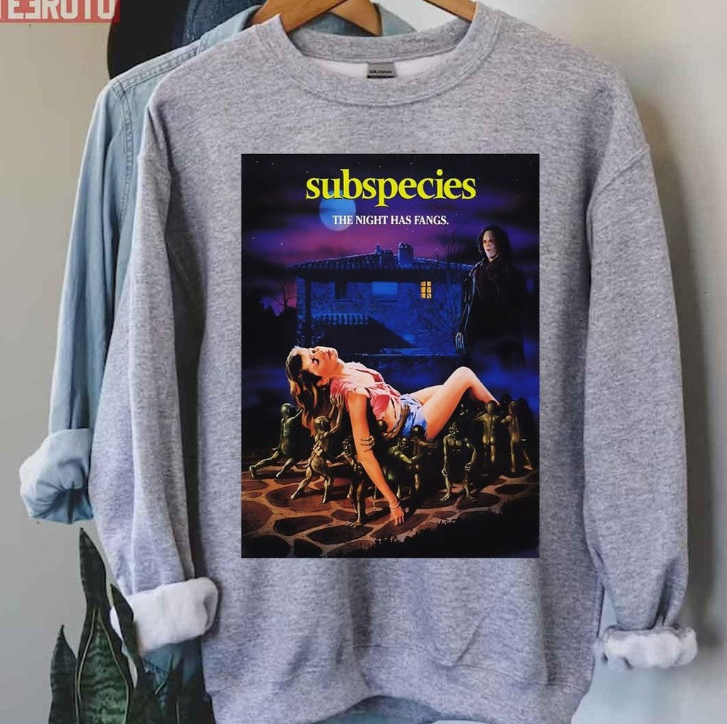 Subspecies The Night Has Fangs Vintage Vampire Movie Unisex T-Shirt