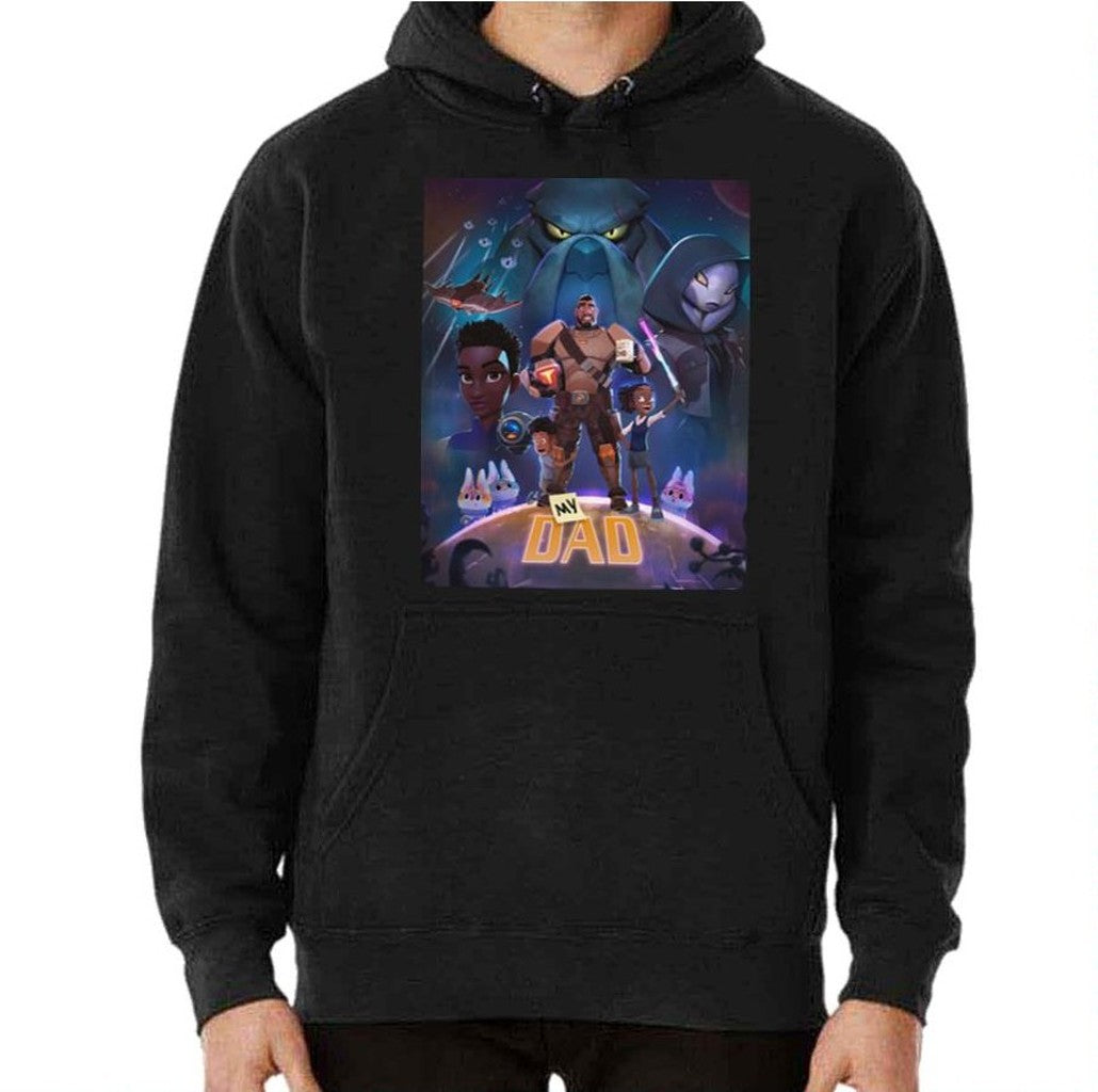 Superhero Cartoon My Dad The Bounty Hunter Unisex T-Shirt