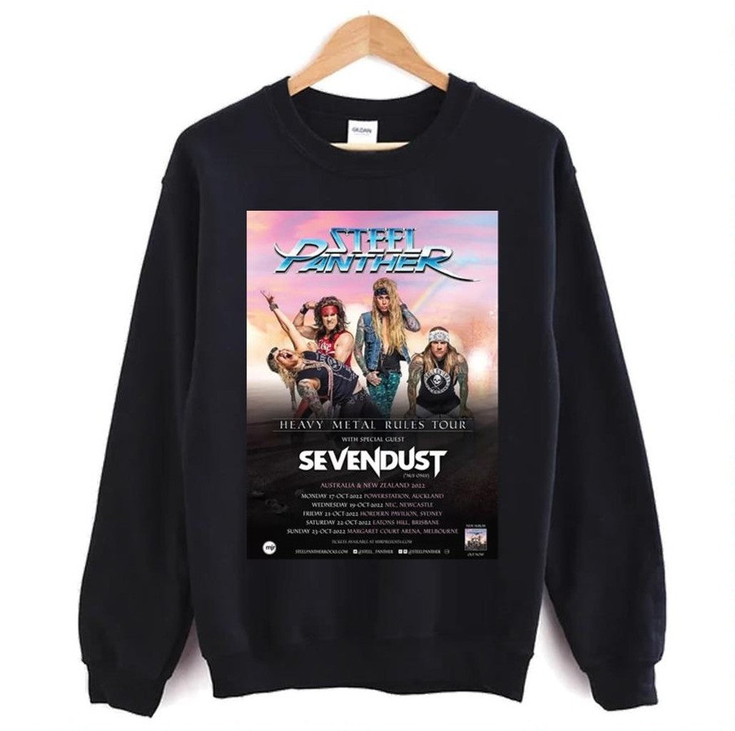Sevendust Steel Panther Tour 2022 Unisex T-Shirt