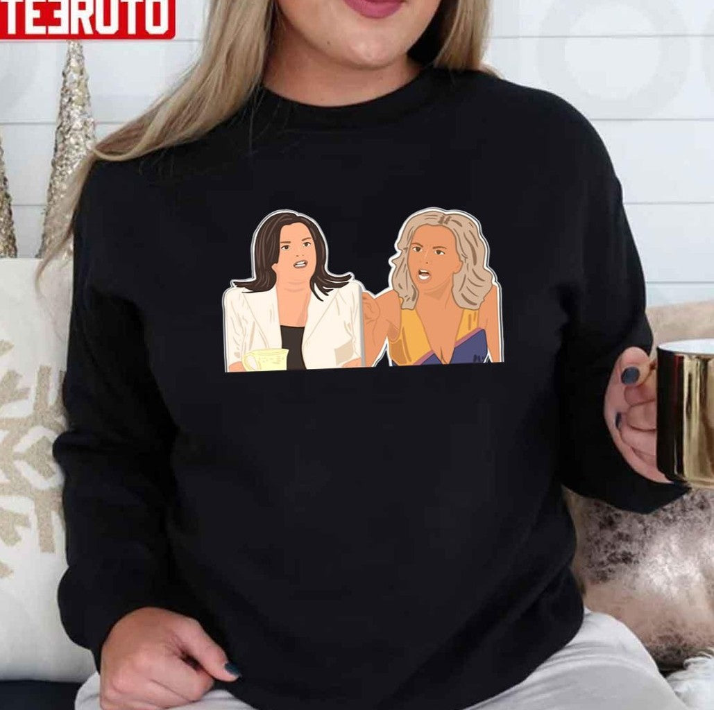 Rosie O’donnell Elisabeth Hasselbeck The View Iconic Split Screen Fight Unisex T-Shirt