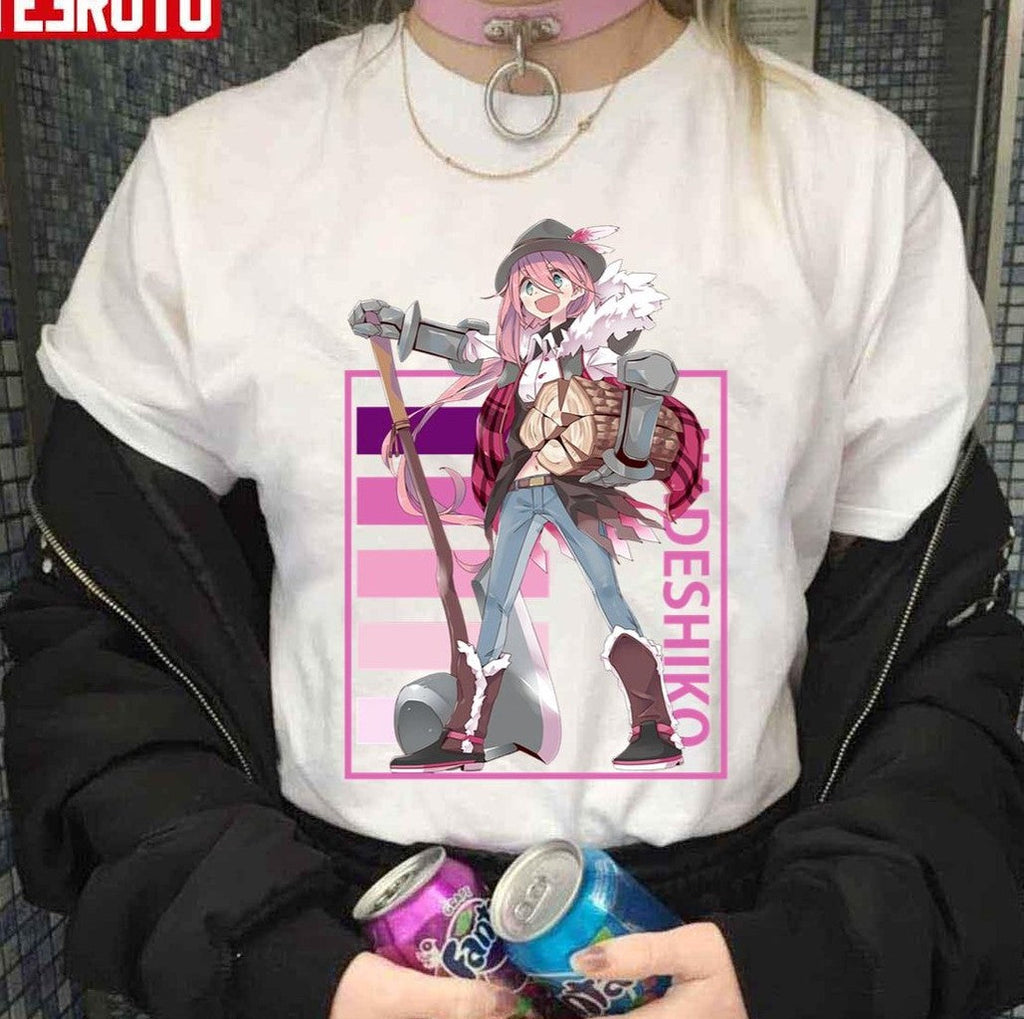 Nadeshiko Kagamihara Yuru Camp Unisex T-Shirt