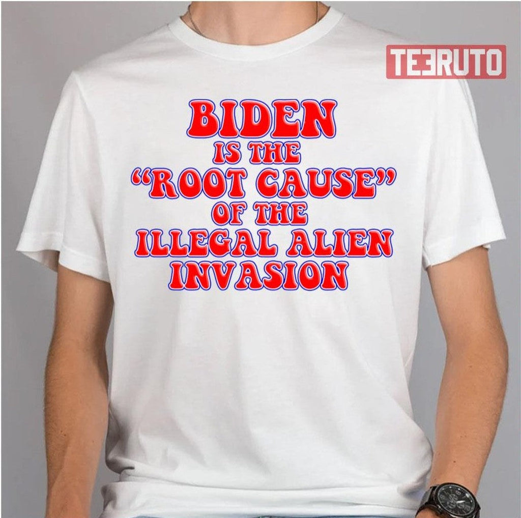 Biden Root Cause Illegal Immigration Crisis Cricket Unisex T-Shirt