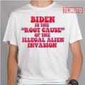 Biden Root Cause Illegal Immigration Crisis Cricket Unisex T-Shirt