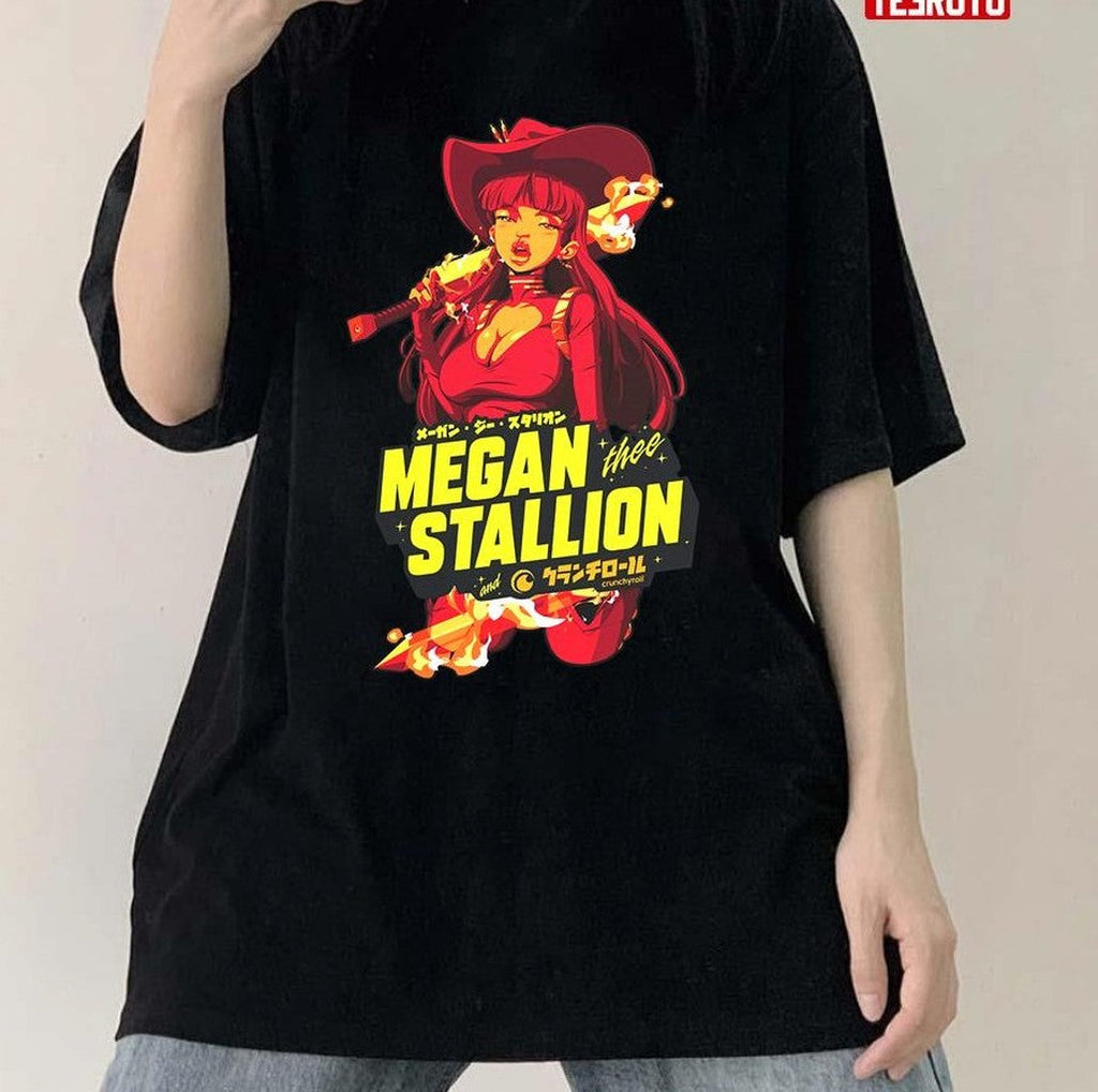 Anime Style Megan Thee Stallion Cr Loves Unisex T-Shirt