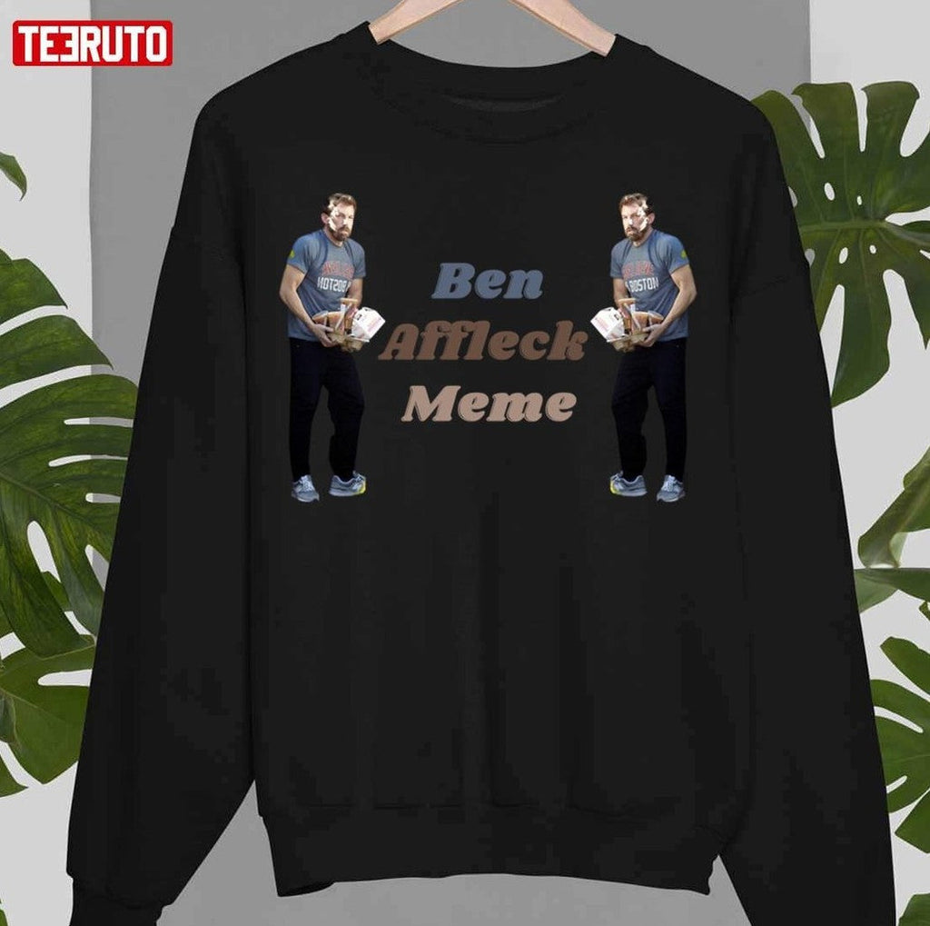 Ben Affleck Meme Food Unisex Sweatshirt