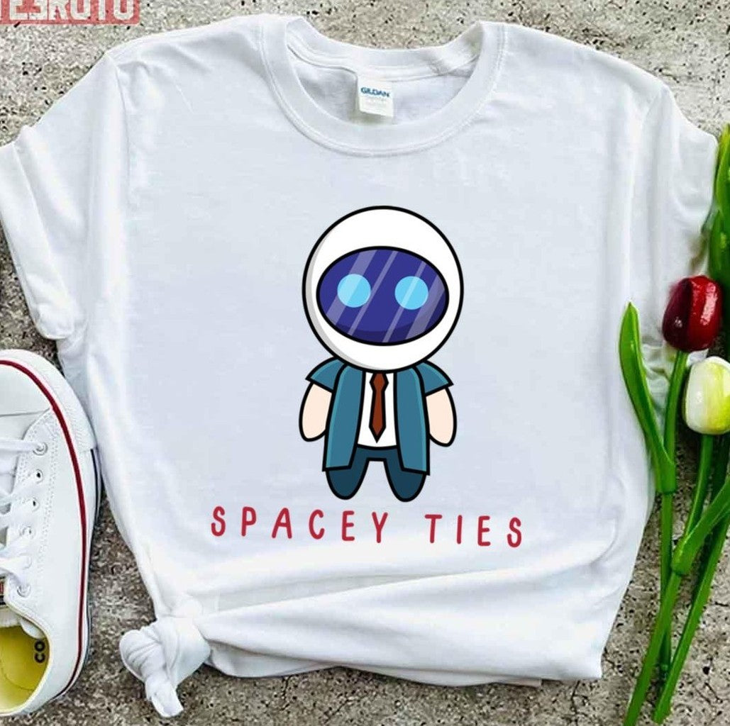 Spacey Ties Astronaut Puns Astronaut Quotes Unisex T-Shirt