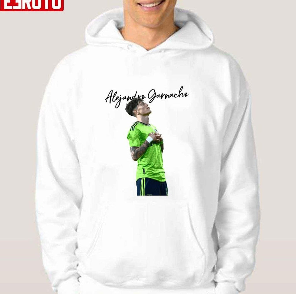 Praying Alejandro Garnacho Graphic Unisex Hoodie