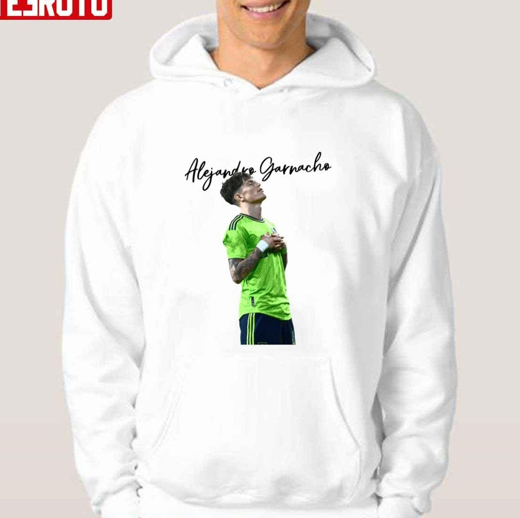 Praying Alejandro Garnacho Graphic Unisex Hoodie
