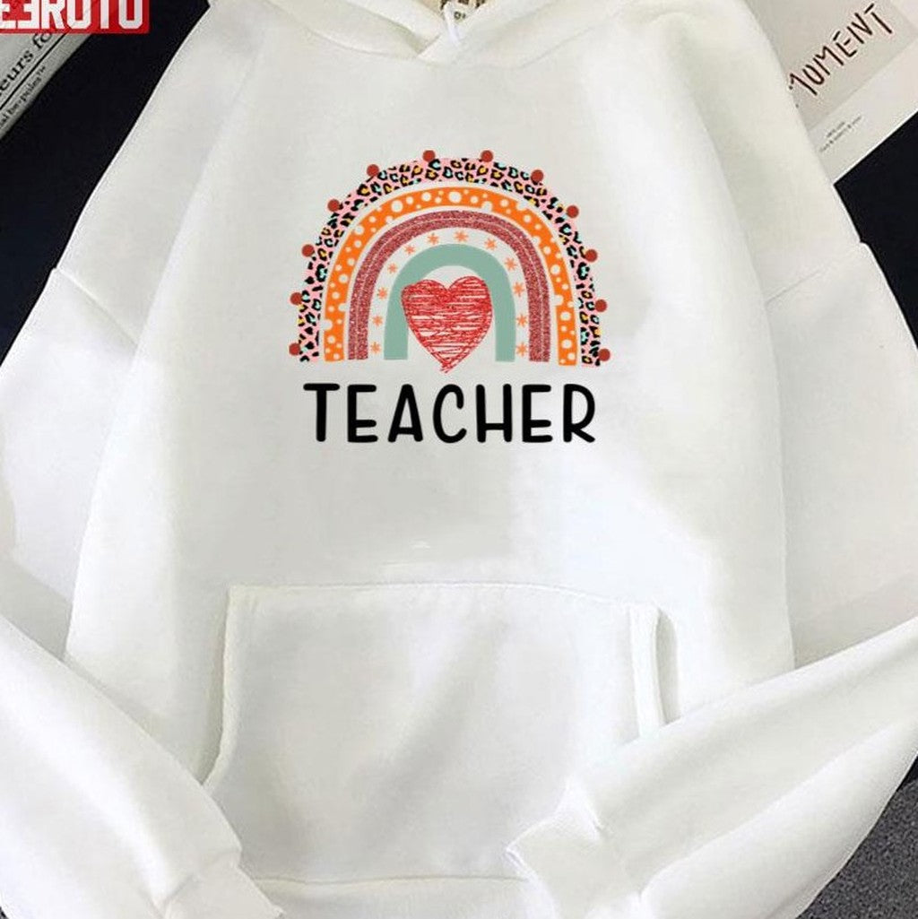 Rainbow Art National Teachers Day Unisex T-Shirt