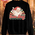 Santa Baby Merry Christmas Retro Christmas Unisex Sweatshirt