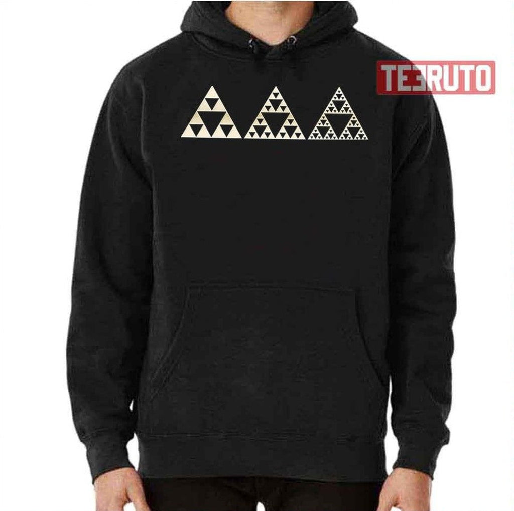 Sierpinski Triangle Mathématiques Fractale Unisex Hoodie