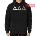 Sierpinski Triangle Mathématiques Fractale Unisex Hoodie