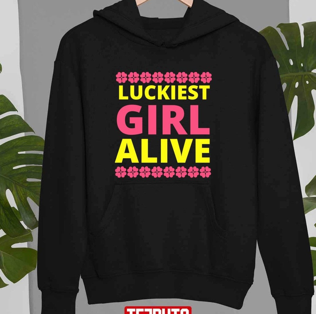 Neon Luckiest Girl Alive Unisex T-shirt