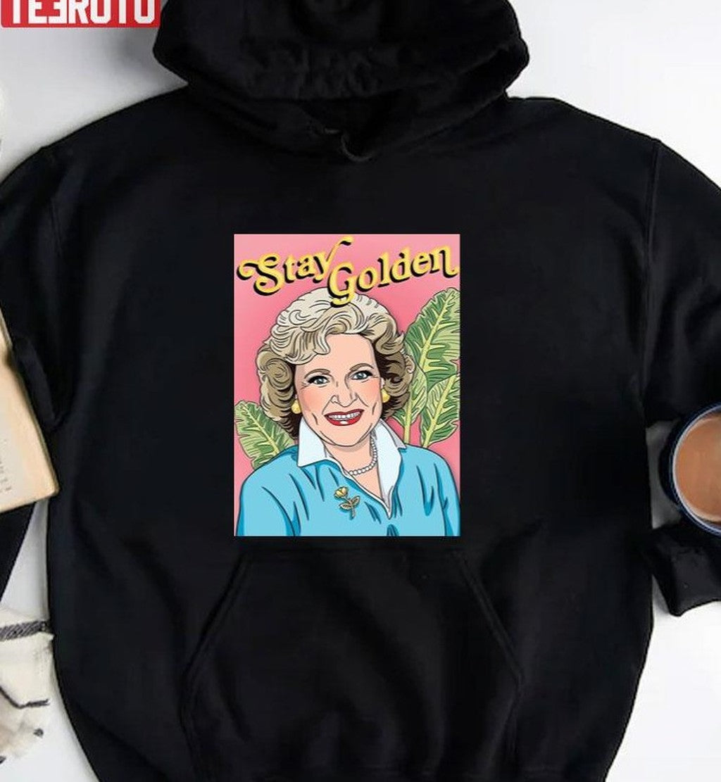 Betty White Rip Stay Golden Art Vintage Unisex T-Shirt