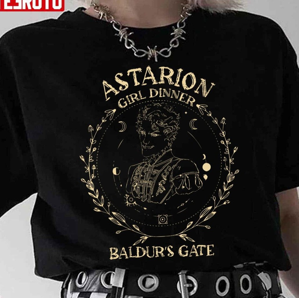 Astarion Baldur's Gate 3 Girl Dinner Unisex T-Shirt