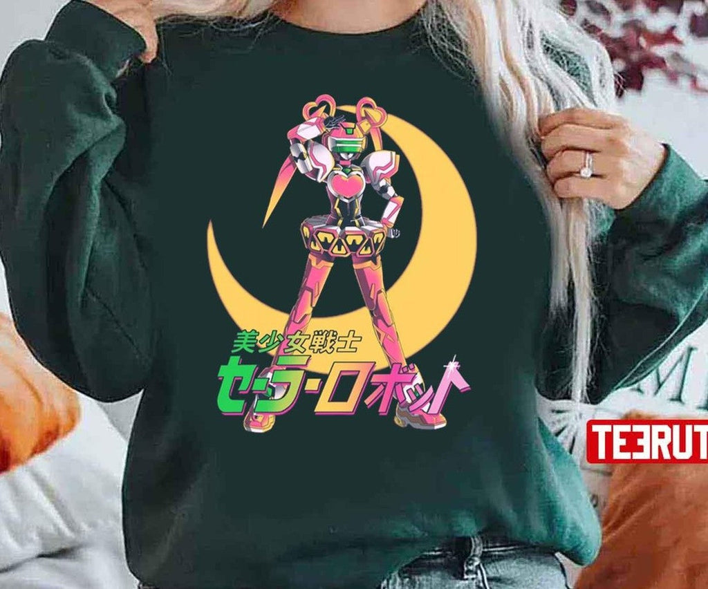 Sailor Robo Sailor Moon Yellow Môn Art Unisex Sweatshirt