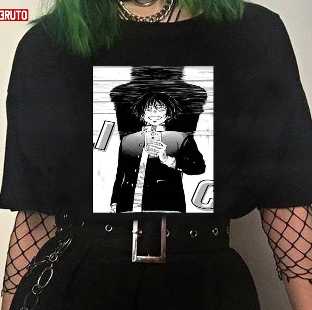 Smiling Tomodachi Game Yuuichi Katagiri Art Unisex T-Shirt