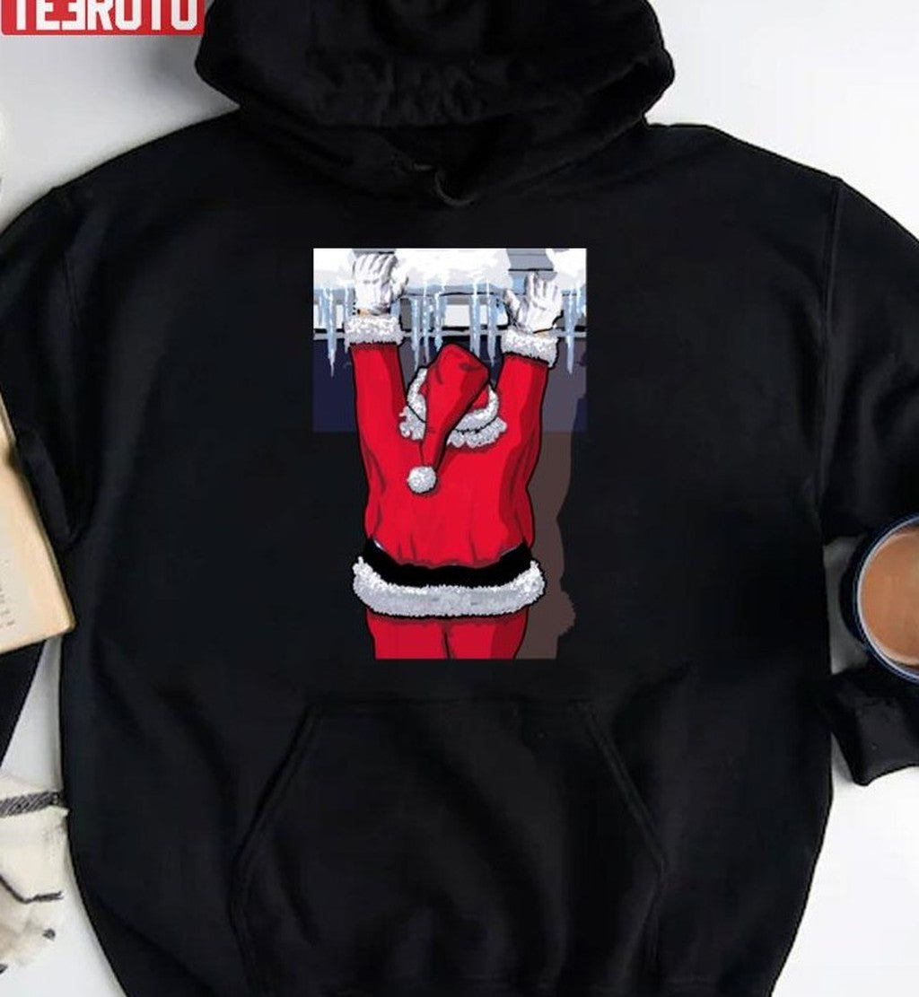 Santa Claus Is Hanging To Town Unisex Sweatshirt
