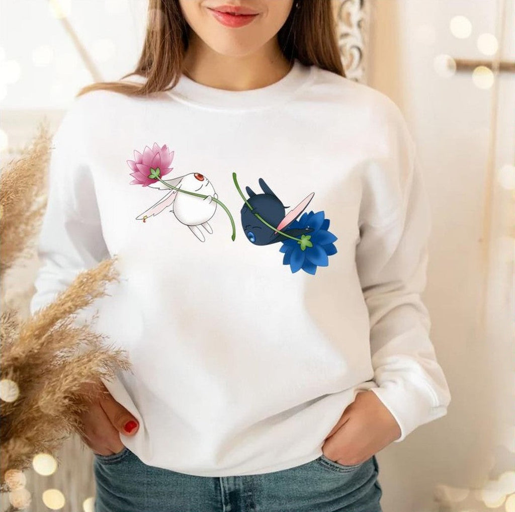 Mokonas And Black Mokona Flower Xxx Holic Unisex Sweatshirt