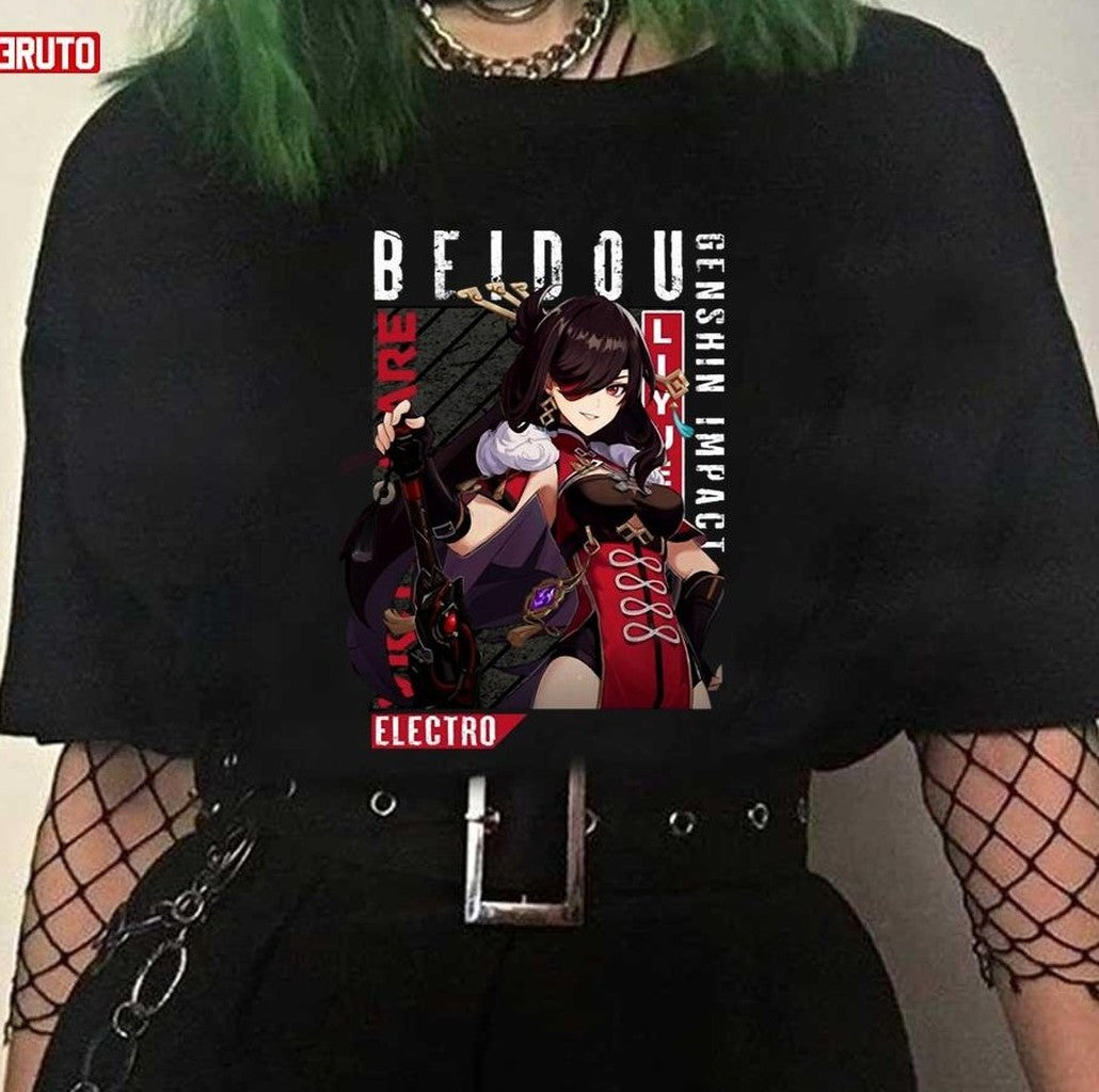 Subnautica Genshin Impact Beidou Art Cute Unisex T-Shirt