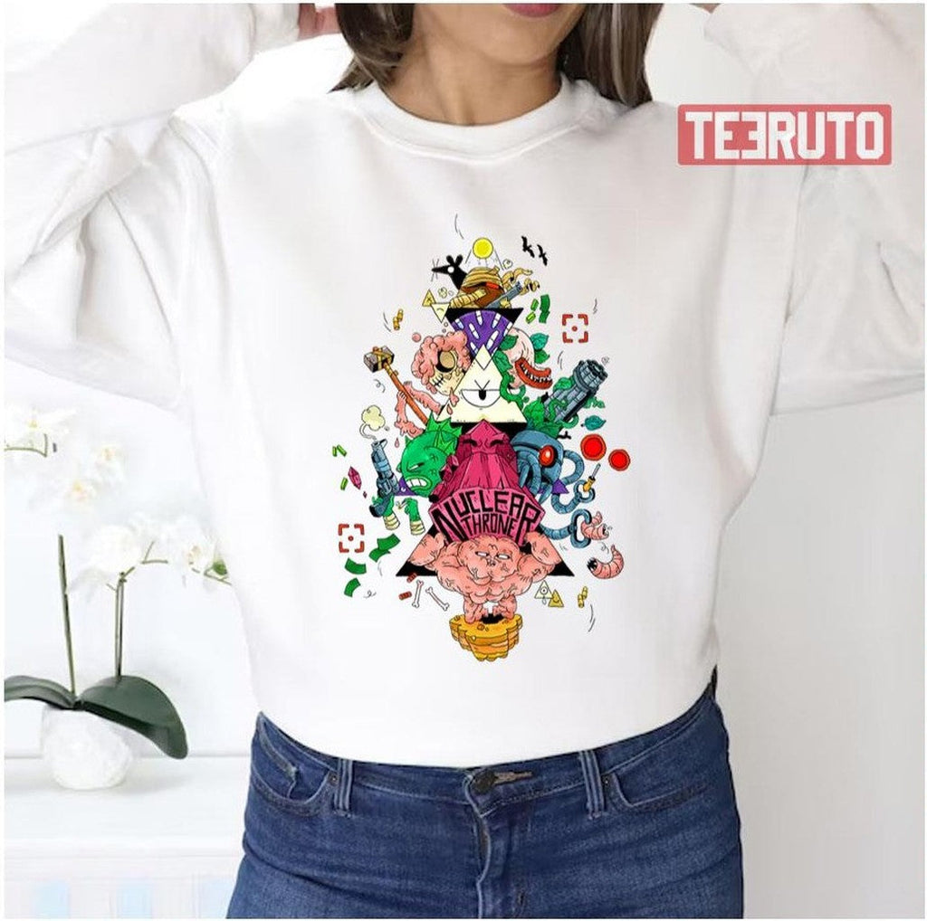 Nuclear Throne Character Totem Pole Unisex Sweatshirt