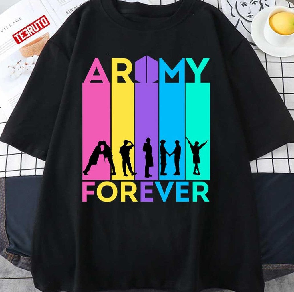 ARMY Ot7 Forever BTS ARMY Unisex T-Shirt