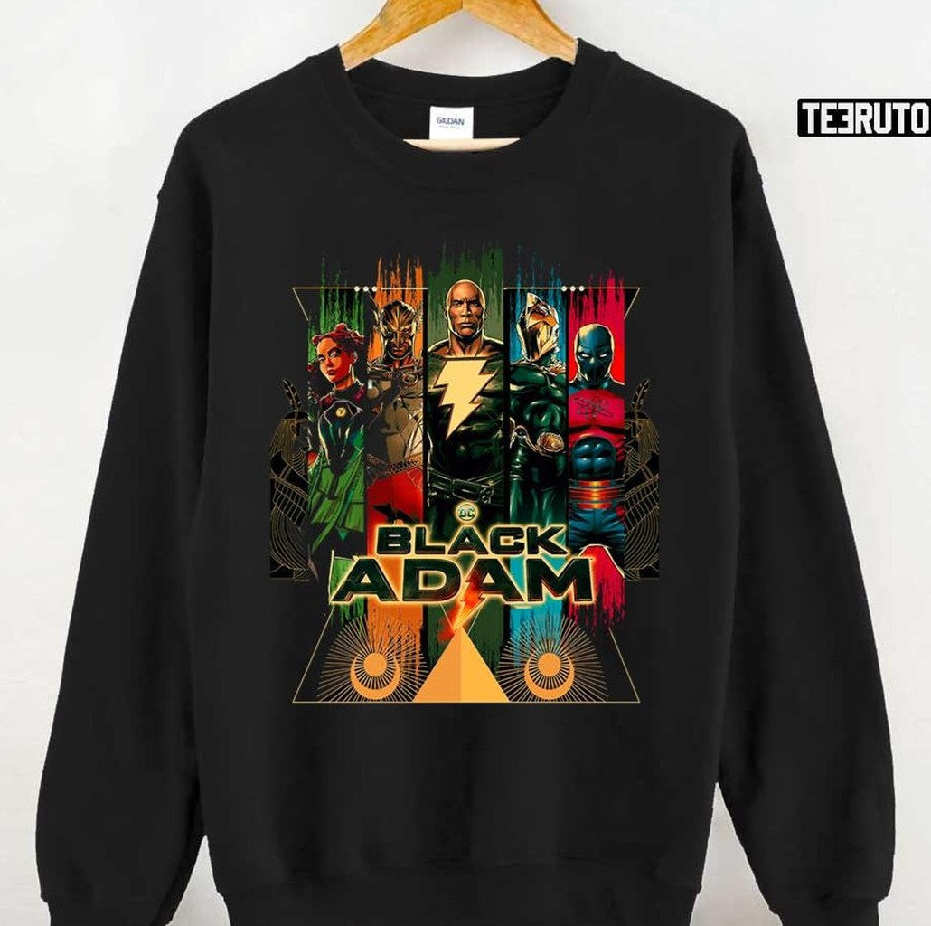 Black Adam Characters DC Superheroes 2022 Unisex T-Shirt