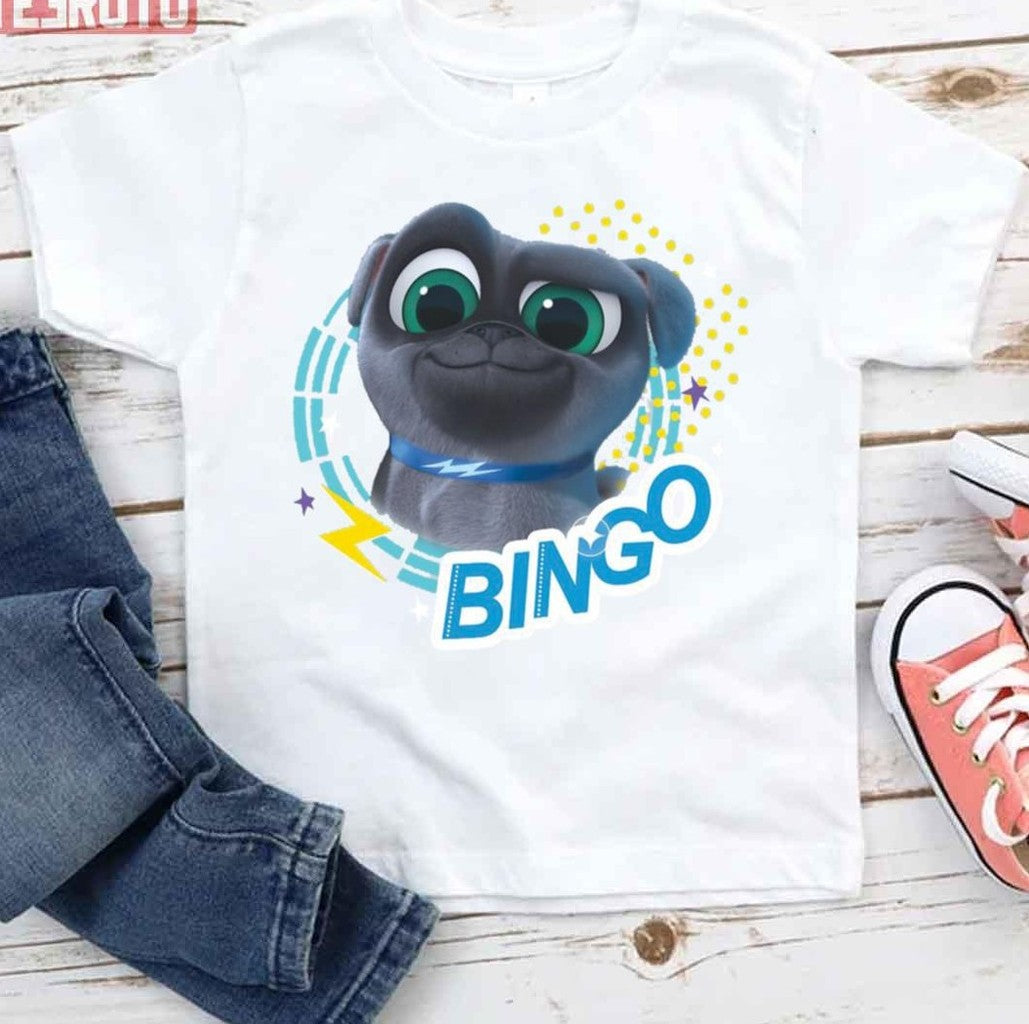 Bingo Face Puppy Dog Pals Unisex T-Shirt