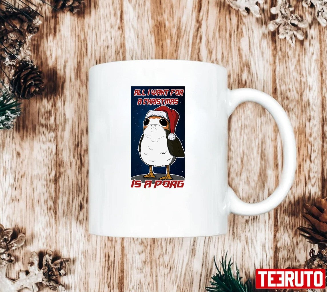 Porg Fan Made Christmas &amp; Prints Unisex Sweatshirt