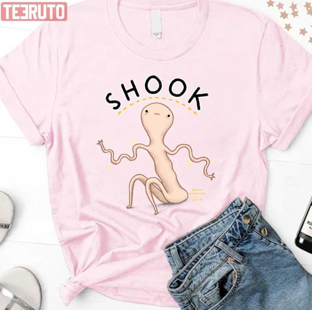 Shook Curve Hands Honest Blob Unisex Sweatshirt