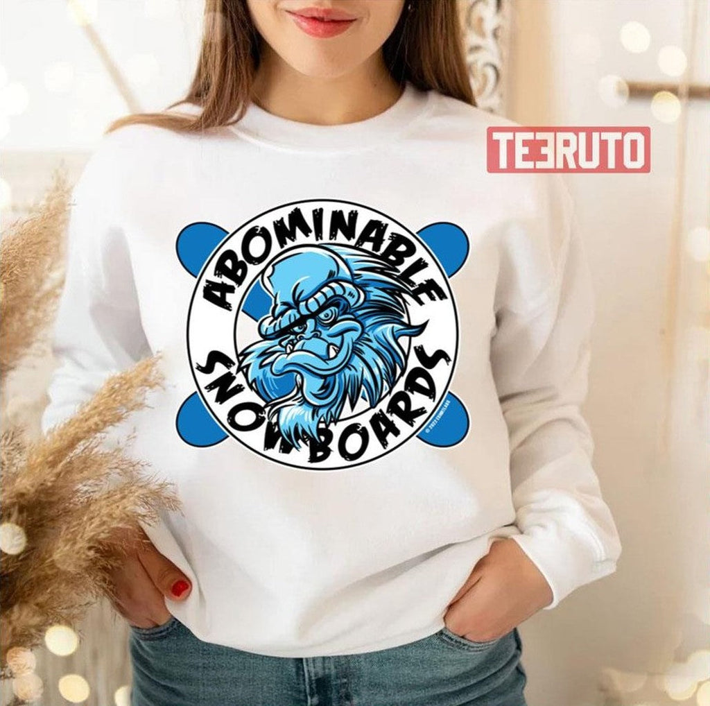 Snowboards Snowman Yeti Abominable Unisex T-Shirt