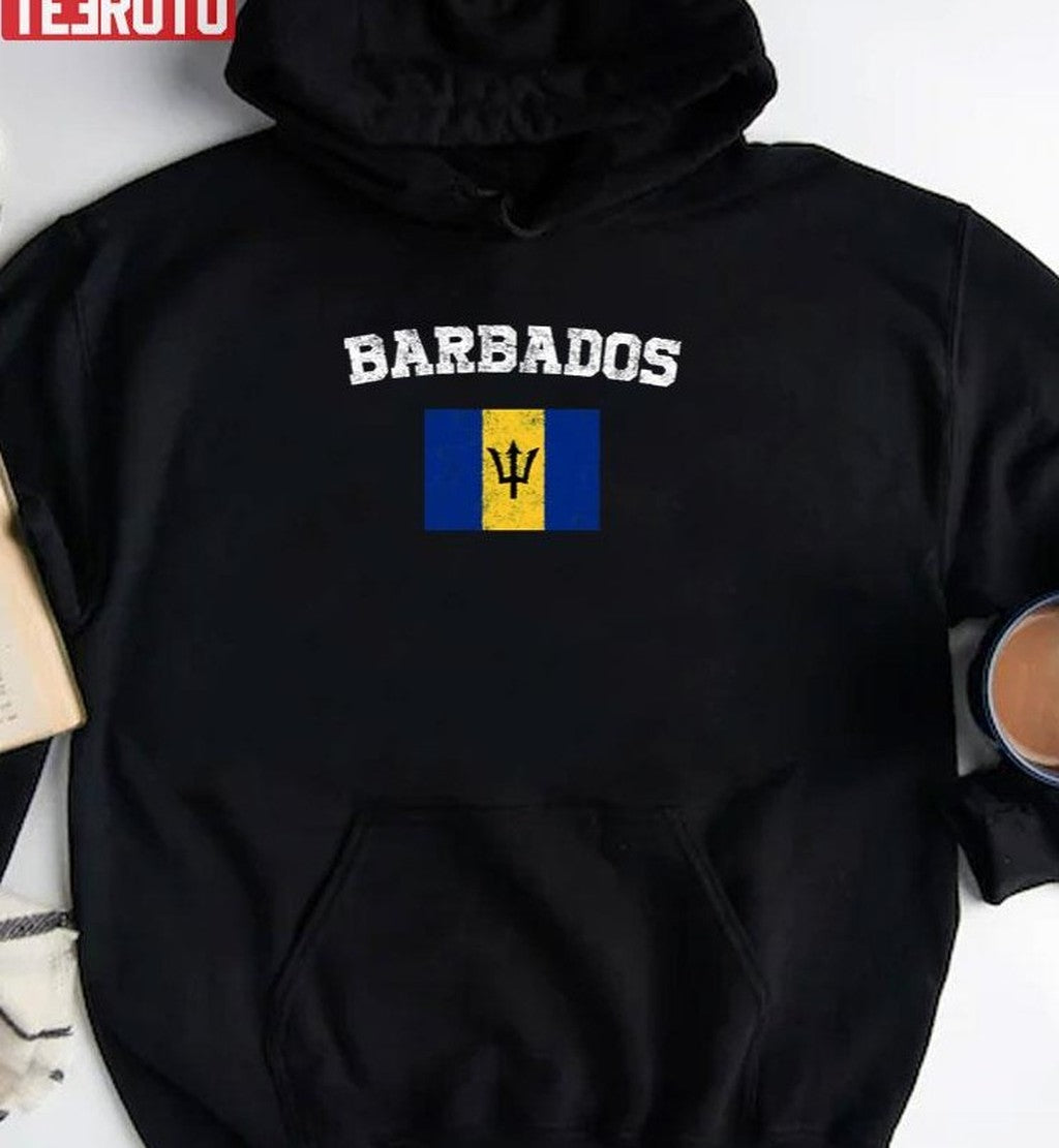 Barbadian Flag Vintage Barbados Unisex Sweatshirt