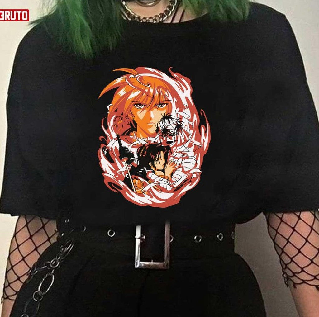 Rurouni Kenshin Retro Vintage Unisex T-Shirt
