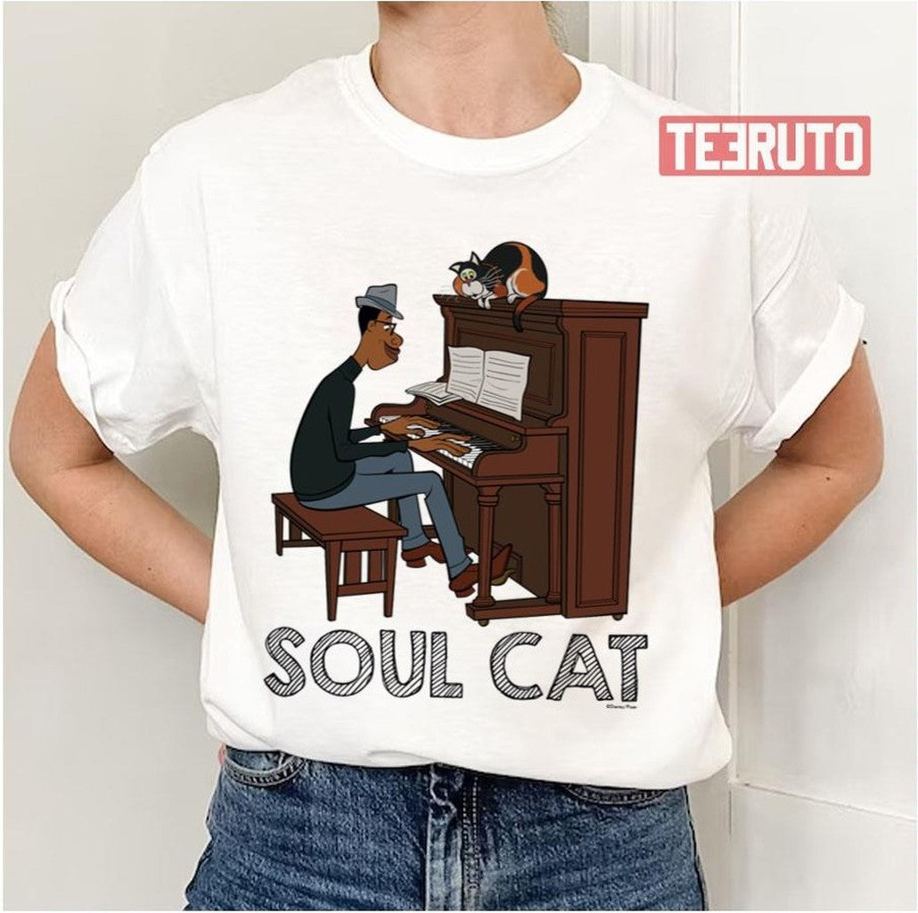 Soul Movie Joe &amp; Mr Mittens At The Piano Unisex T-Shirt