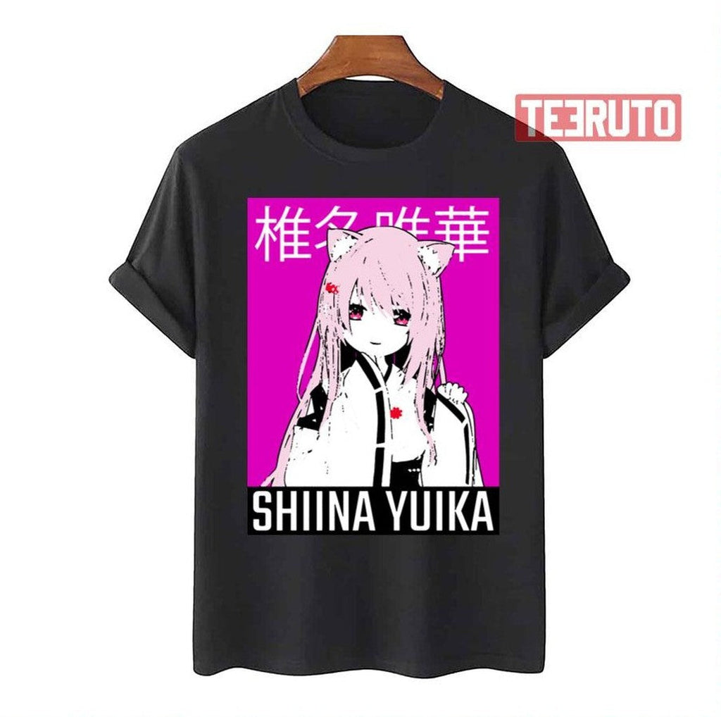 Nijisanji Shiina Yuika Pink Art Unisex T-Shirt
