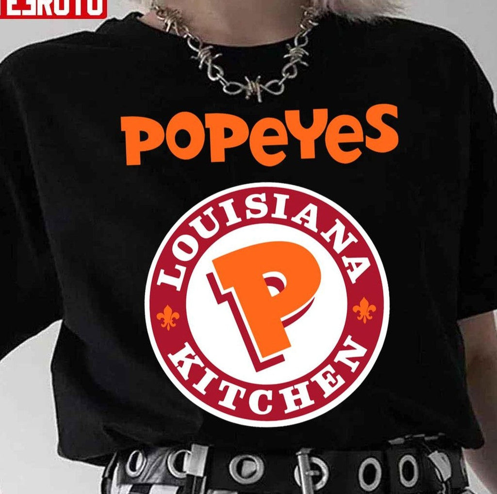 Popeyes Louisiana Kitchen Logos Unisex T-Shirt
