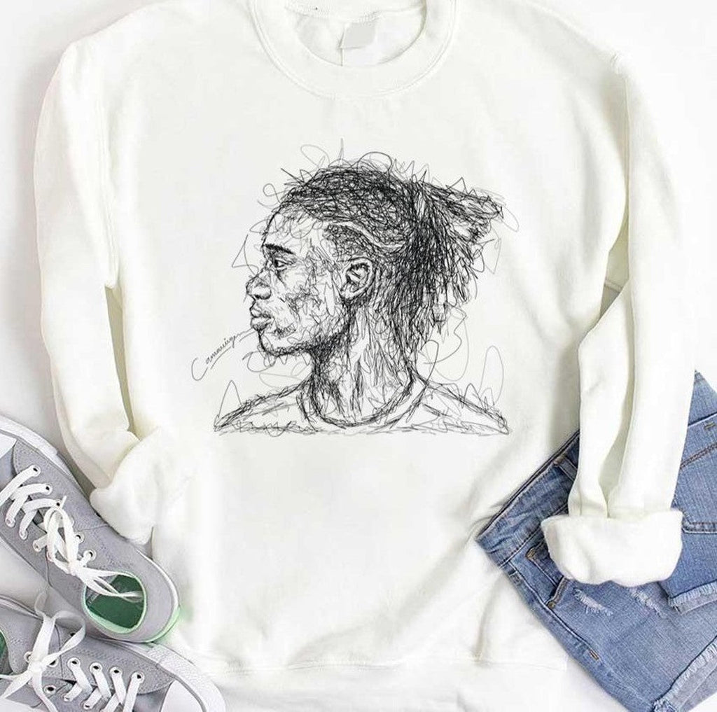Scribble Art Eduardo Camavinga Unisex T-Shirt