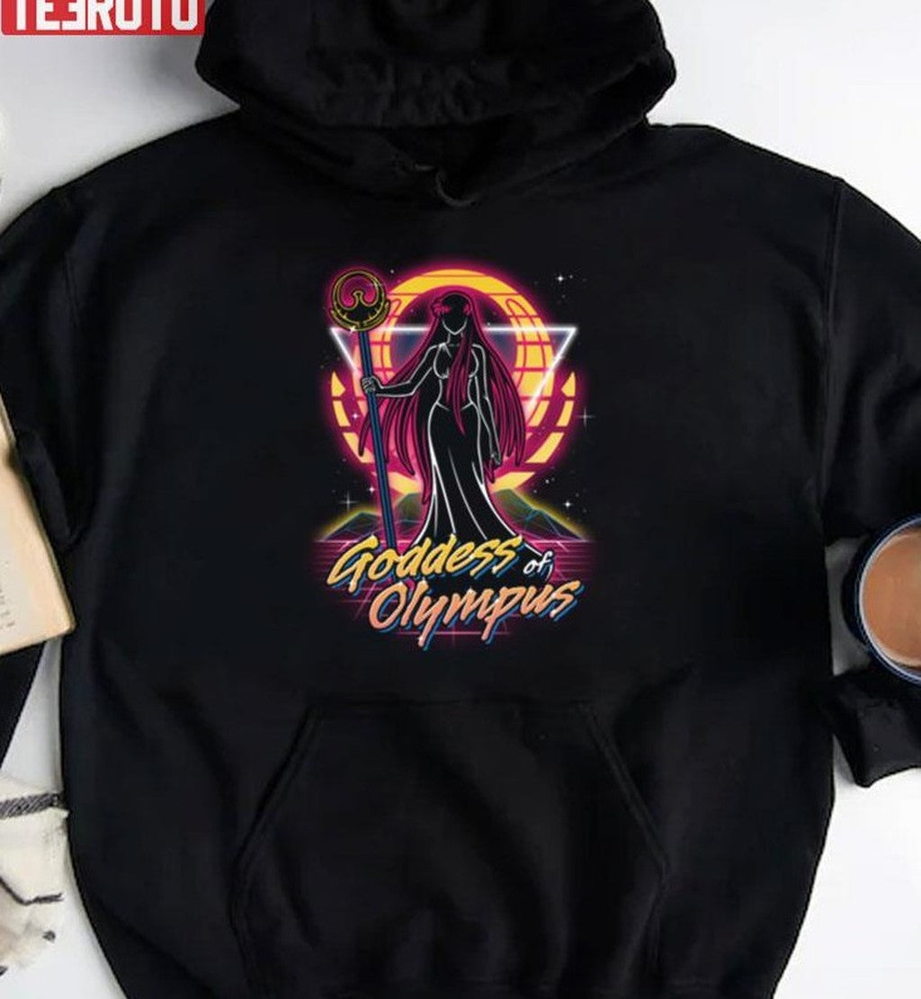 Retro Olympus Goddess Saint Seiya Knights Of The Zodiac Unisex T-Shirt