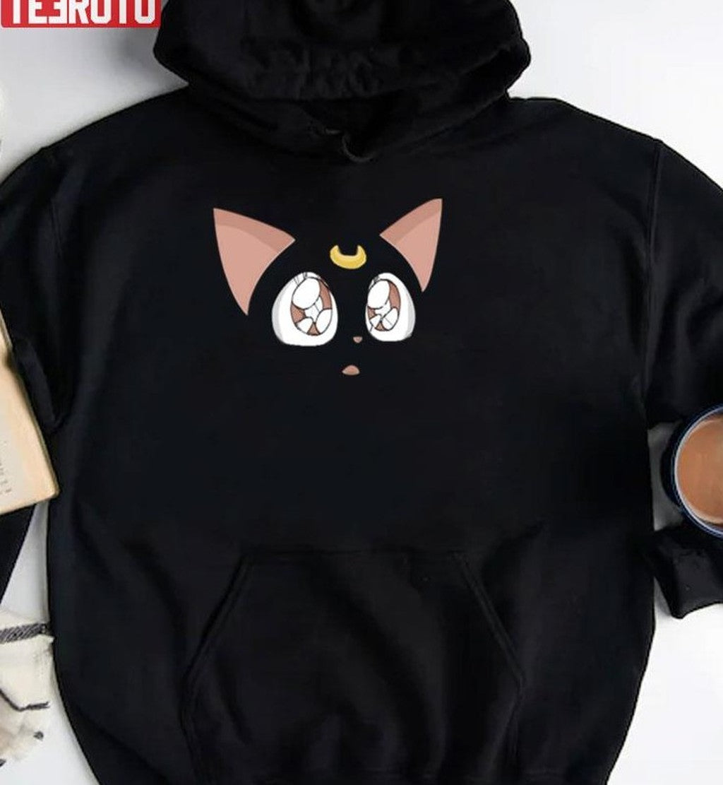 Sailor Moon Cat Luna Sailor Moon Unisex T-Shirt