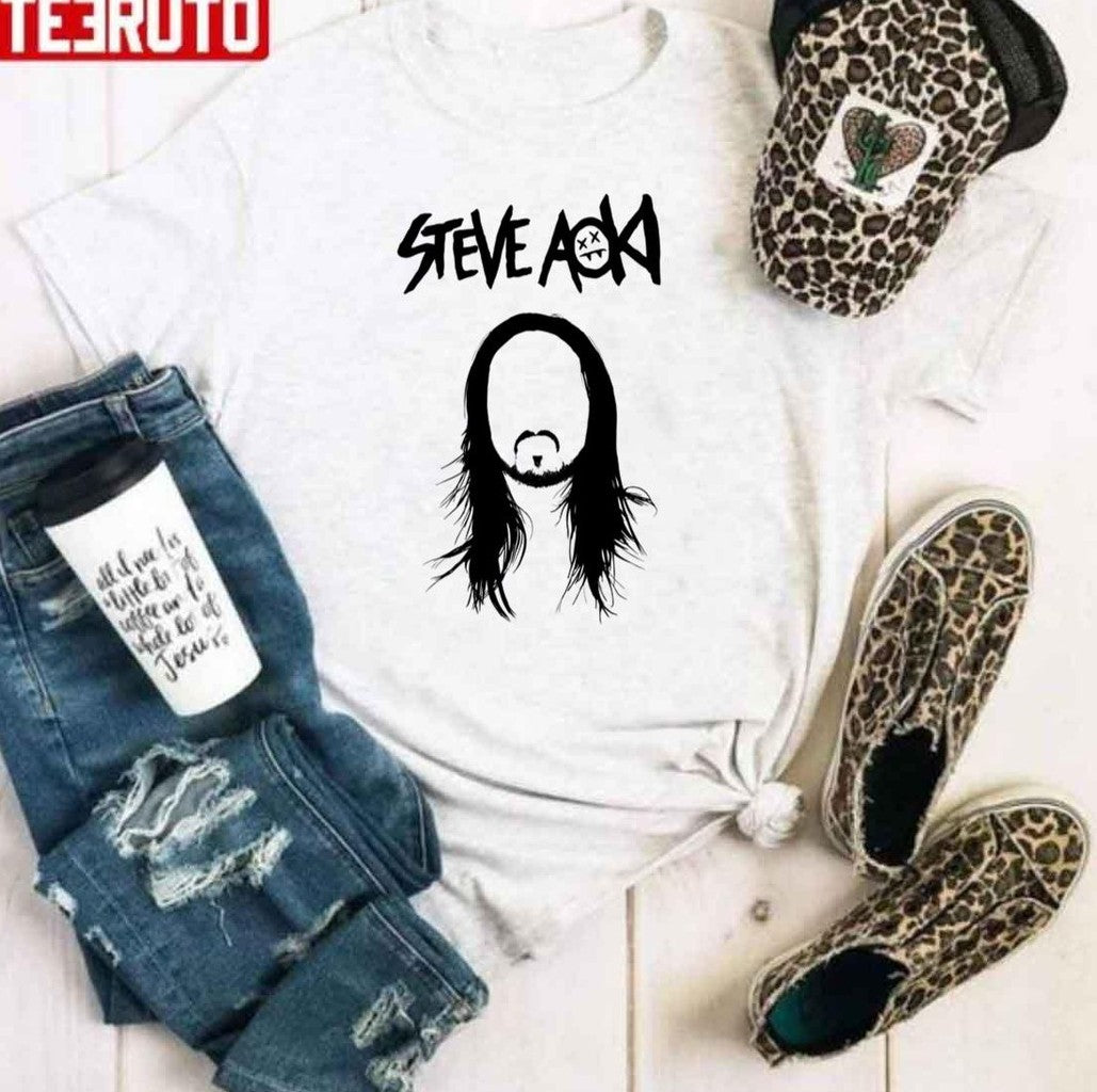 Steve Aoki Black And White Art Unisex Hoodie