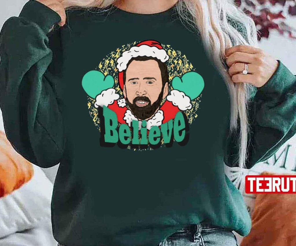Saint Nick Christmas Nicholas Cage Unisex Sweatshirt