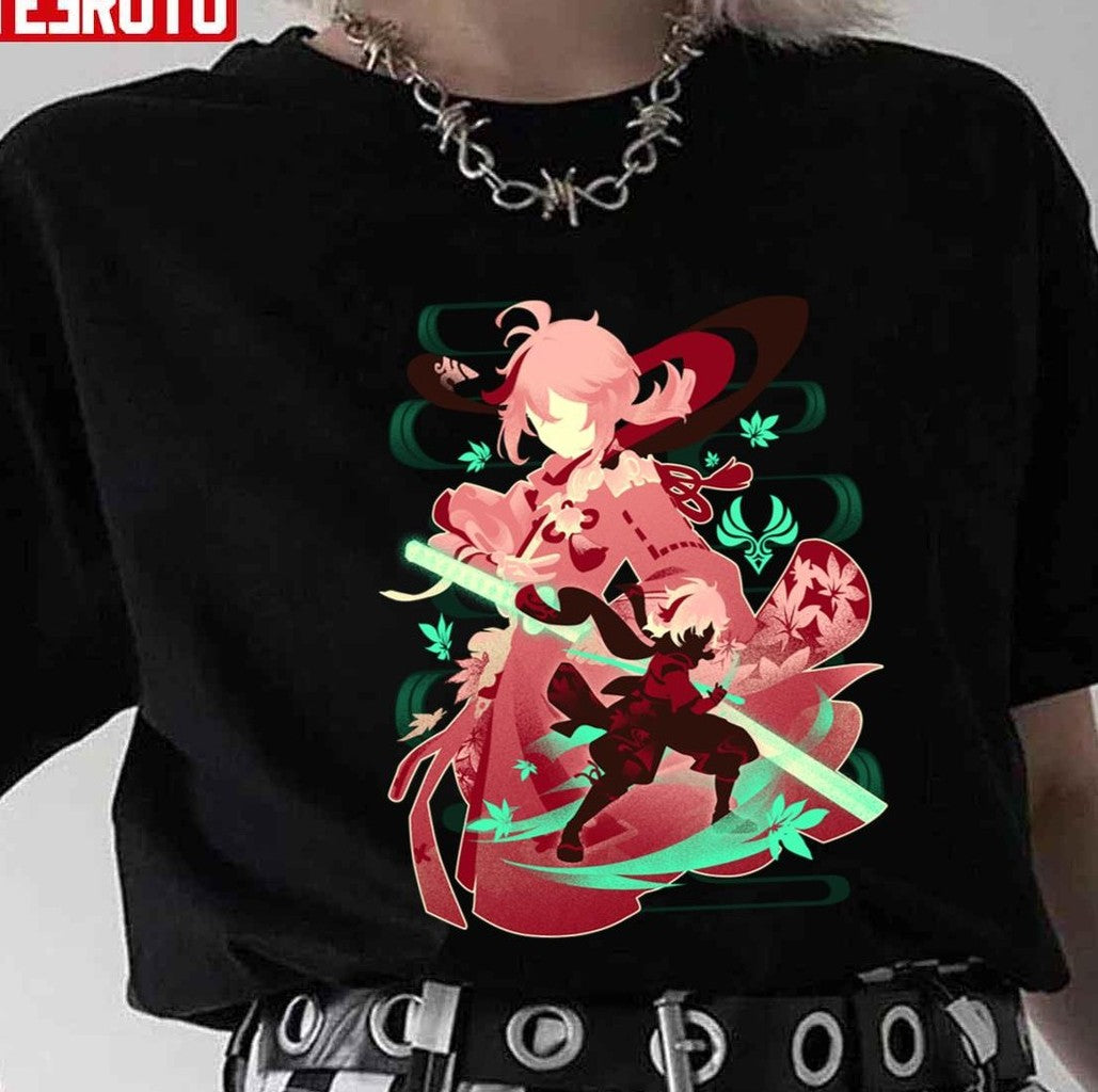 Scarlet Leaves Kazuha Genshin Impact Unisex T-shirt