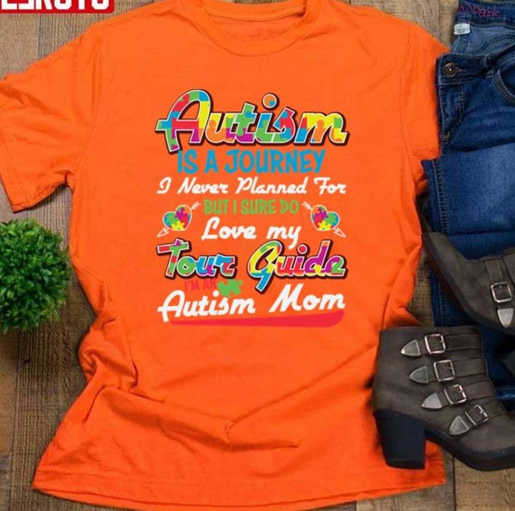 Autism Mom Is A Journey Women T-Shirt