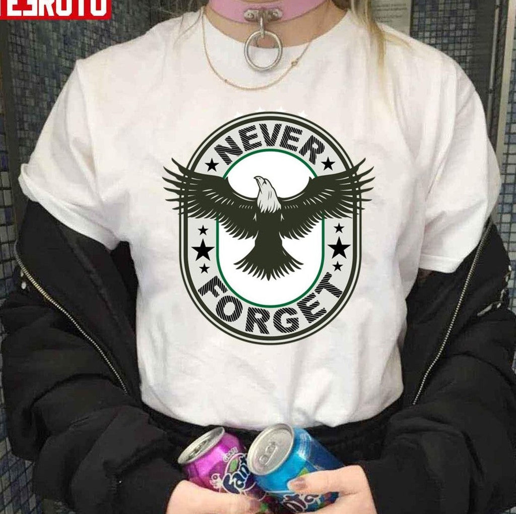 Never Forget Veterans Falcon Graphic July 4th Memorial Unisex Sweatshirt