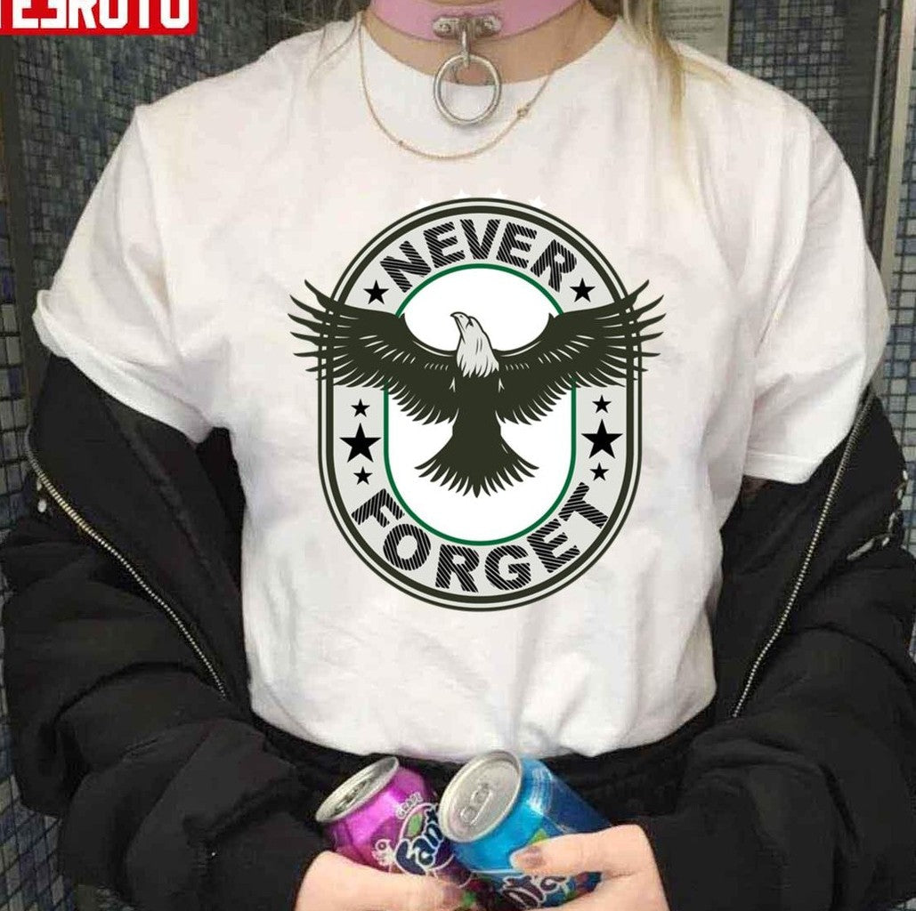 Never Forget Veterans Falcon Graphic July 4th Memorial Unisex Sweatshirt