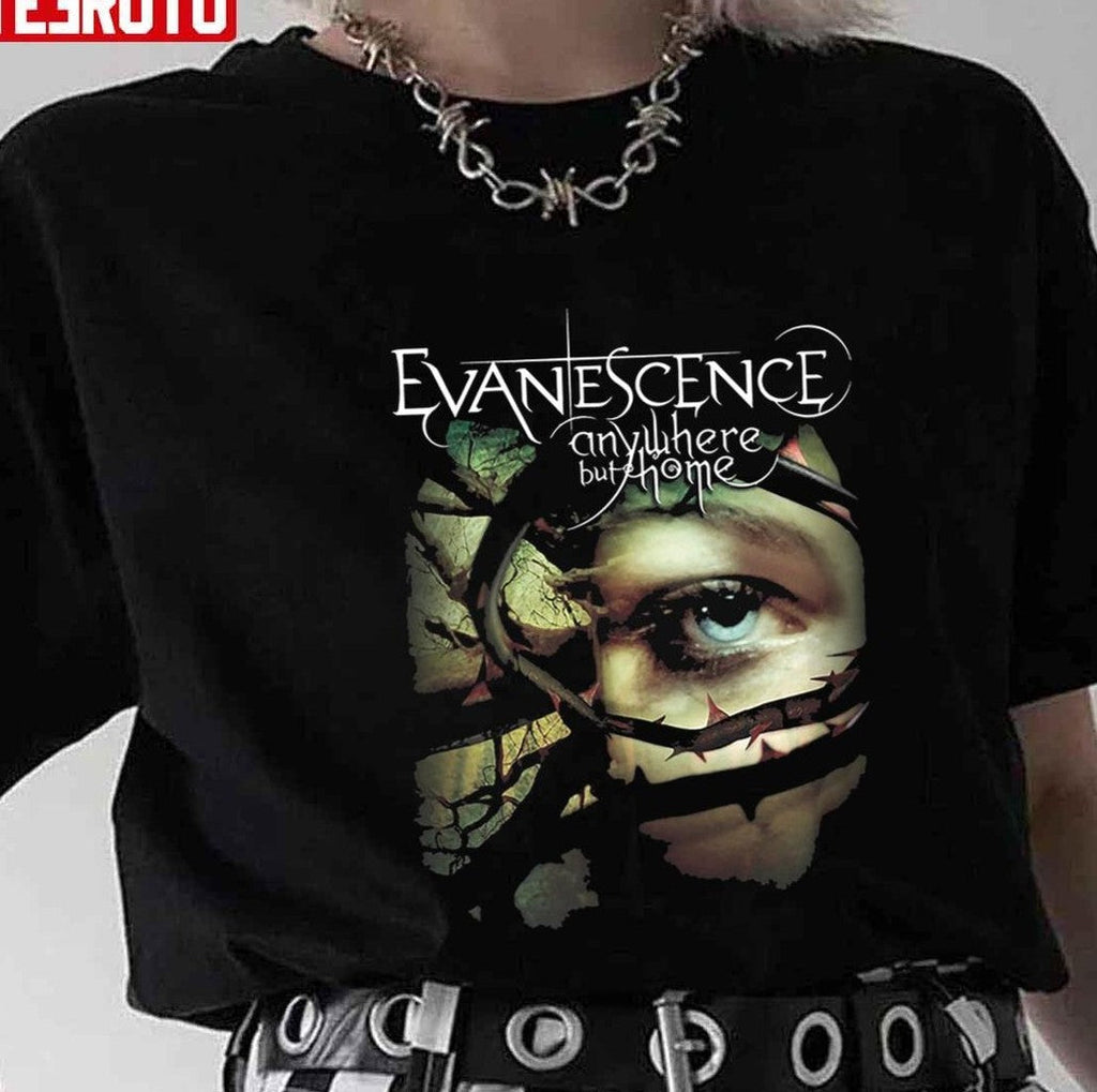 Anywhere But Home Evanescence Album Artwork Logo Unisex T-shirt